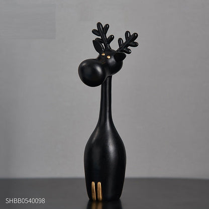 Creative Home Bedroom Rabbit Living Room Wine Cabinet TV Cabinet Decoration