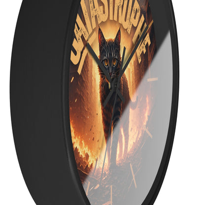 CATastrophe Wall Clock - Unique Home Decor for Cat Lovers