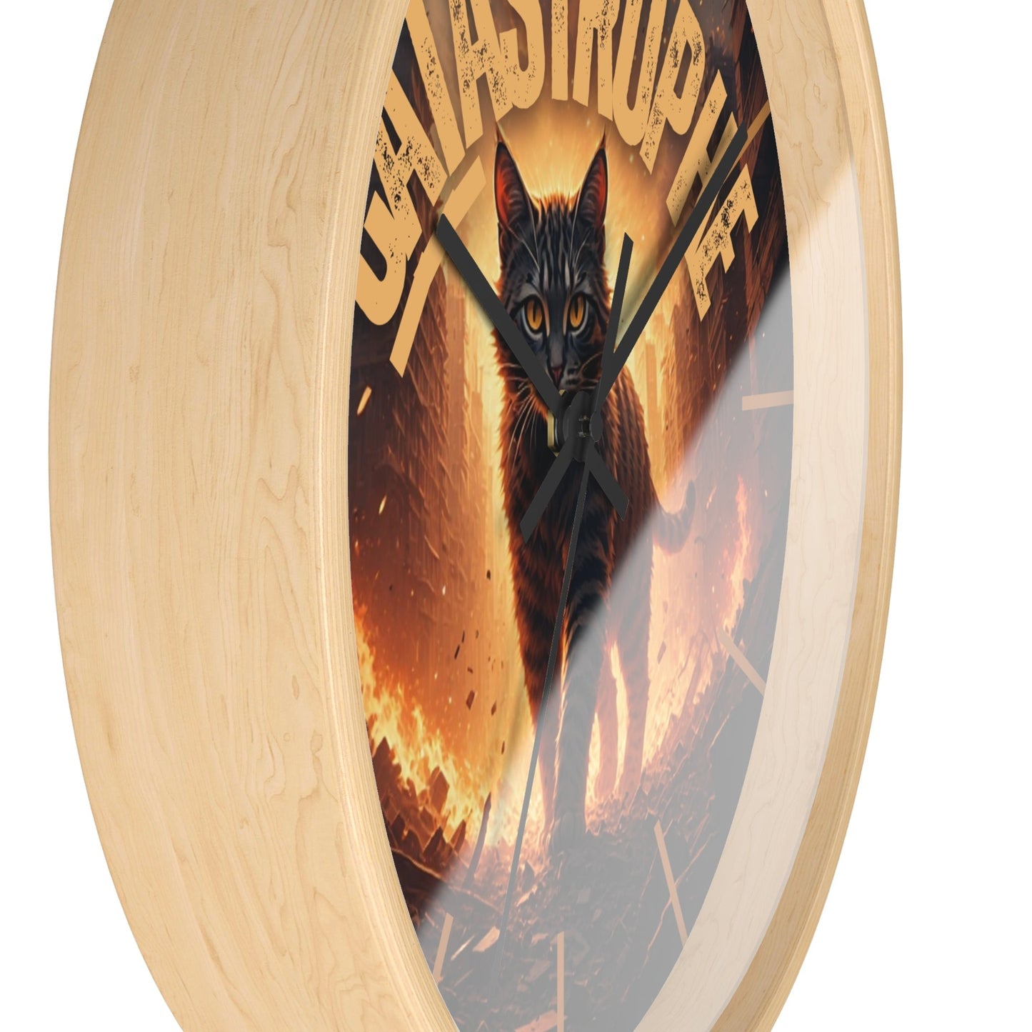 CATastrophe Wall Clock - Unique Home Decor for Cat Lovers