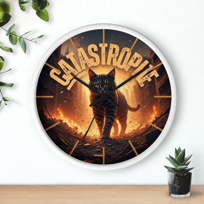 CATastrophe Wall Clock - Unique Home Decor for Cat Lovers