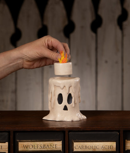 Small Flam'in Candle Luminary | Halloween Decor | Bethany Lowe
